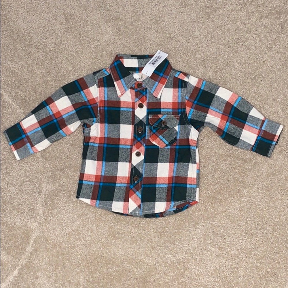 Peek plaid button down